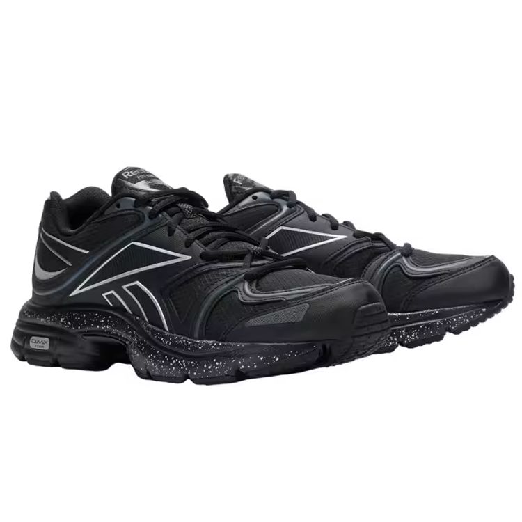 Reebok Premier Road Plus 6 Black Silver Metallic Unisex Sneakers Core-Black Pure-Grey 100070280