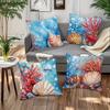 Vivid Marine Coral Pattern Digital Printing Pillow Cover Short Plush Suitable Living Rooms Bedrooms Sofas Throw Cushion Cover