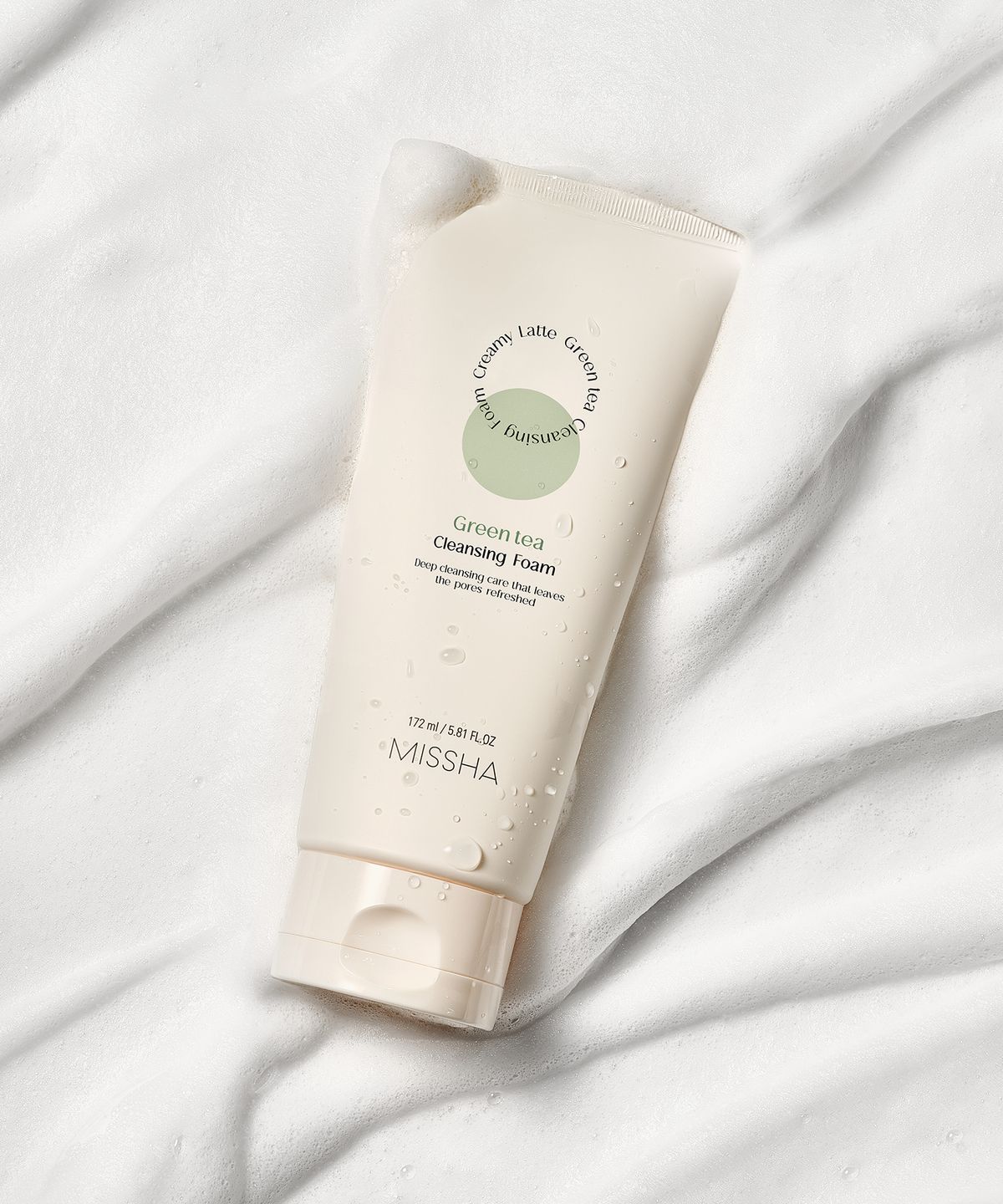 Creamy Latte Cleansing Foam (Green Tea) 172ml