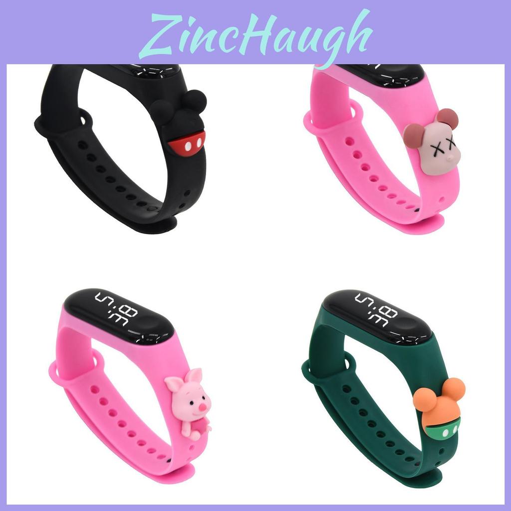 Mickey Mouse Electronic Childrens Wristwatch With 24 Hour Display For Kids And Gift Use