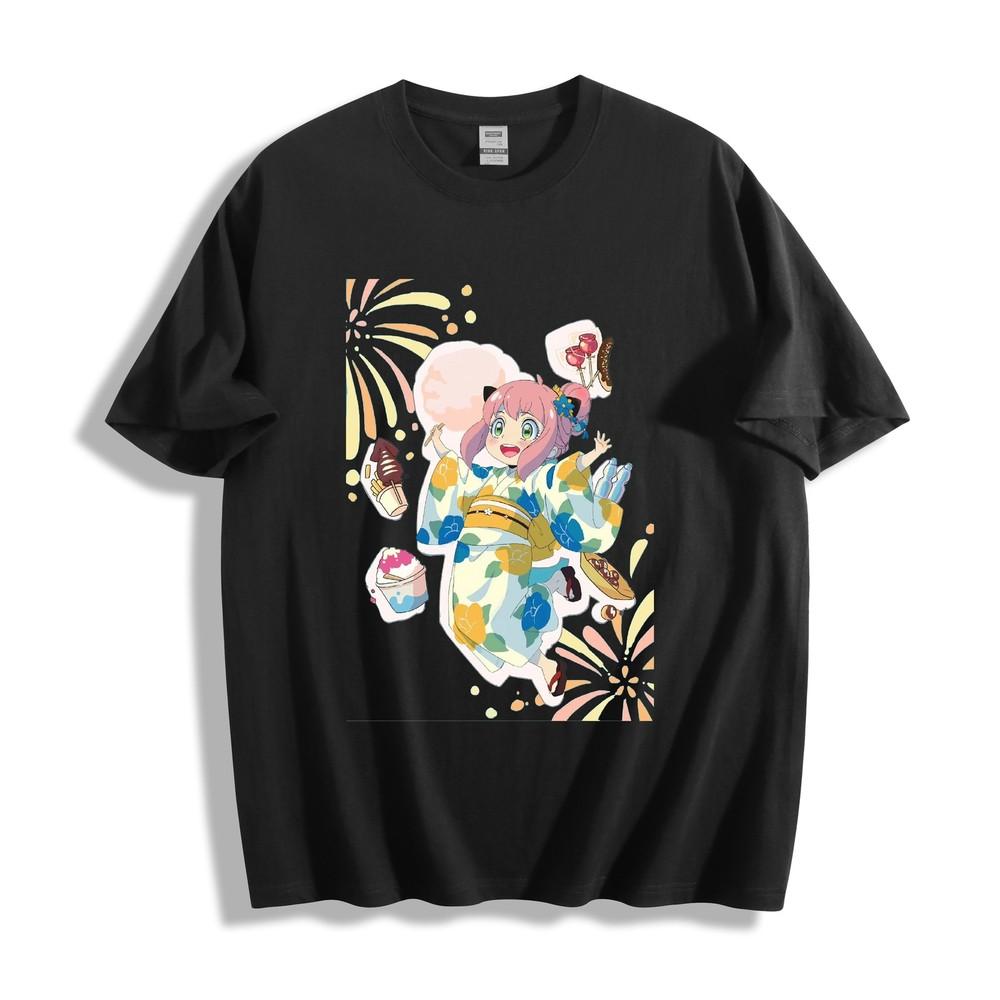 

Spy×Family Anya Kimono T-Shirt - Cute Festival Style Unisex Tee L