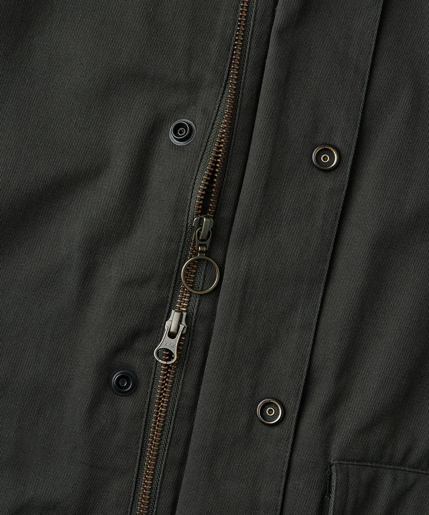 Outstanding Corduroy Collar Short Jacket_Olive Green