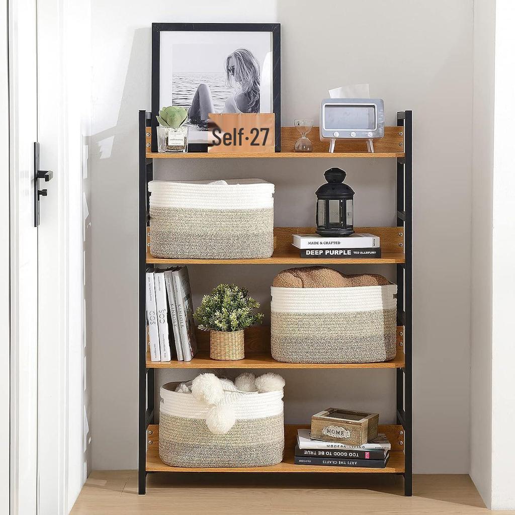 Cotton Rope Woven Basket: Desktop Organizer & Toy Storage