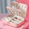 Vintage Necklace Ring Case Square Earring Organizer Lightweight Jewelry Storage Box  Outdoor