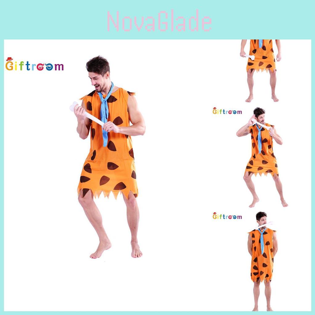 Adult Men's Yellow Spotted Yeti Costume Perfect For Halloween Cosplay Stage Performance