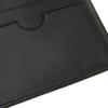 Used 12695 Linen Long Horizontal Wallet 101.79.978 7940 Textured Calfskin Bifold Anagram Embossed Black Men's from