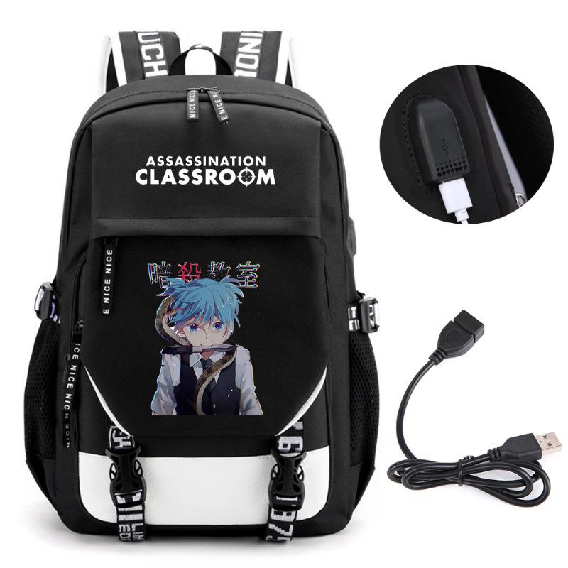 Animatie Assassination Classroom Periferie Grote Capaciteit Rugzak Rugzak Basisschool En Middelbare School Student Schooltas Computer Tas 30×20×43cm
