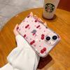 Cherry bow transparent mobile phone case Apple 16 fairy mobile phone case iphone15 simple small fresh protective case