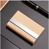 Premium Business Card Holder Stainless Steel Black