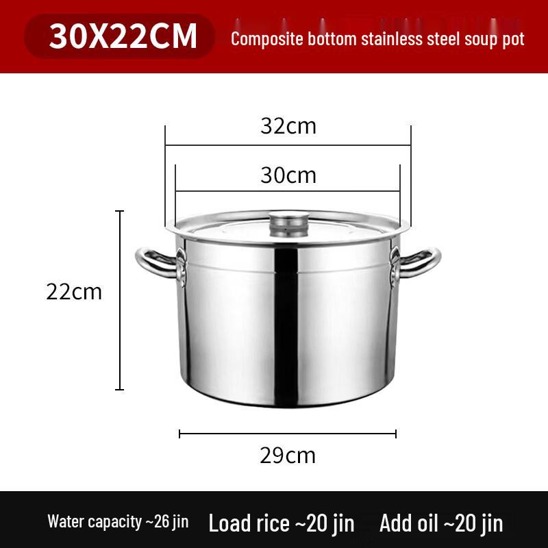 Stainless Steel Stockpot with Lid