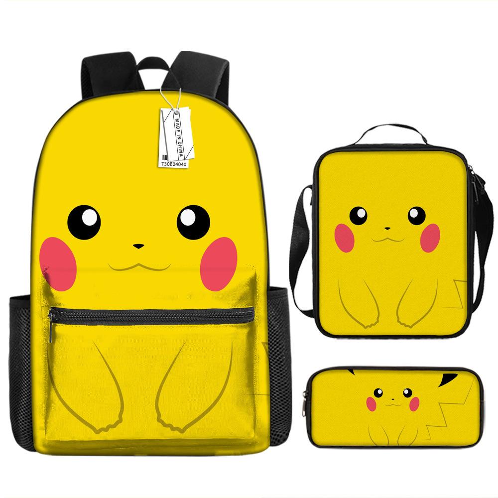 School Season Student Schoolbag Pokémon Pokémon Backpack Cartoon Satchel Pencil Case