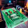 Sporting CP Teppich für Wohnzimmer Schlafzimmer Zuhause Sofadekoration, Rutschfeste Bodenmatte für Kinder zum Spielen