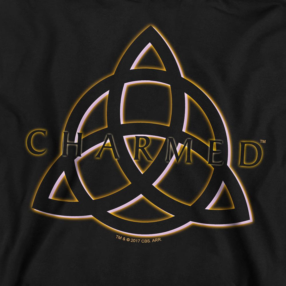 Charmed Unisex Vuxen Trefaldigt Länkad Logotyp Huvtröja