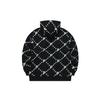 Fila Fusion Tokyo Studio Sports Lifestyle Series All Over Logo Print Pullover Hoodie Unisex hoodies Deep-Black T11U216205FBK