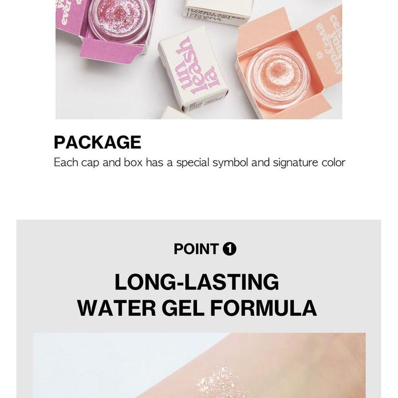 UNLEASHIA Lockerer Glitzer-Gel - 7 Farben