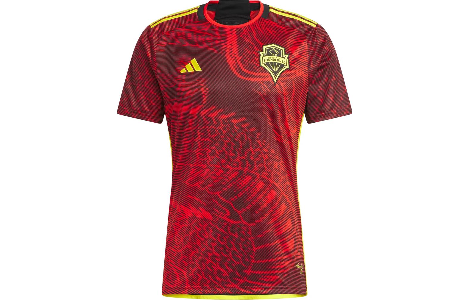 Adidas Seattle Sounders FC T Shirt Men s Red HI1844 L