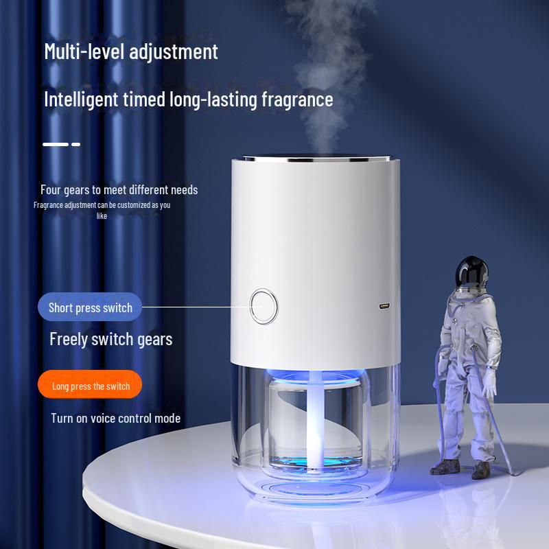Smart Aromatherapy Car Humidifier with Automatic Spray and Night Light