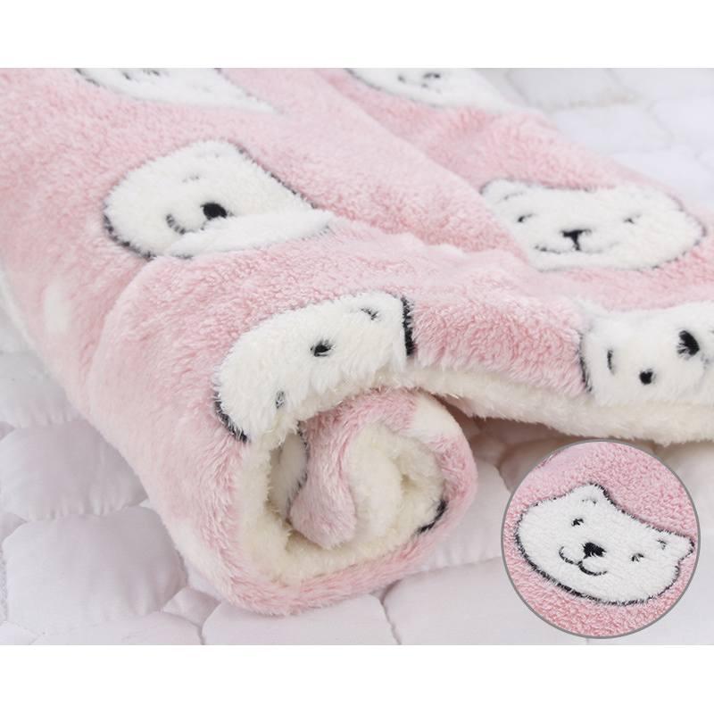 Factory Direct Sale Thickened Pet Mat For Autumn And Winter Cute Cartoon Style Anti-slip Blanket Wholesale Blue Starry Characters)