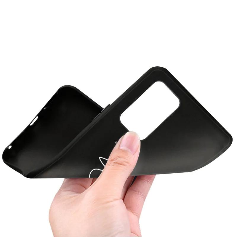 For ZTE Blade V2020 Smart Case Black Bumper Silicon TPU Soft Phone Cover Case For ZTE Blade V20 Smart 8010 Funda Cartoon Coque