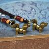 1Pcssanxingdui Brass Divine Beast Ornament Keychain Pendant Backpack Pendantgift Gift Tourism Commemoration