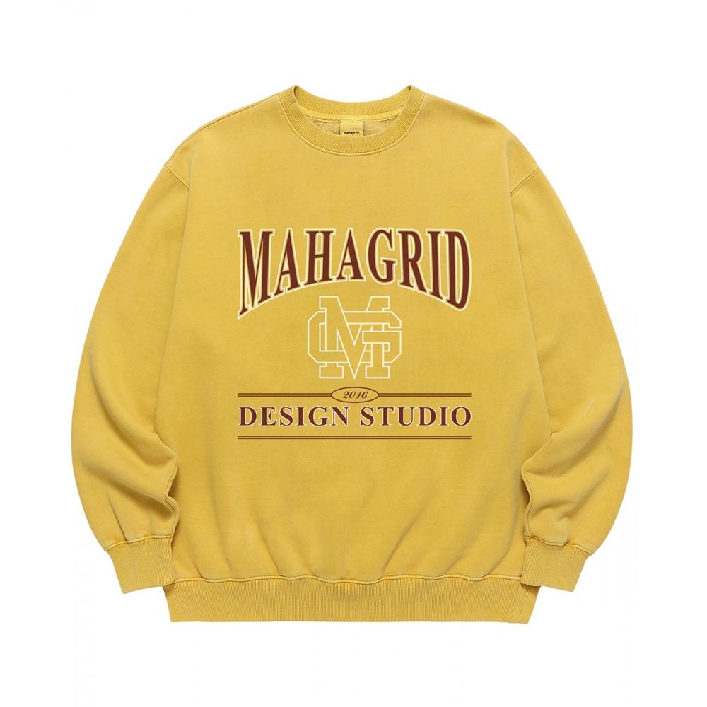 

СВИТШОТ MAHAGRID UNIVERSITY PIGMENT MUSTARDMG2BFMM462A