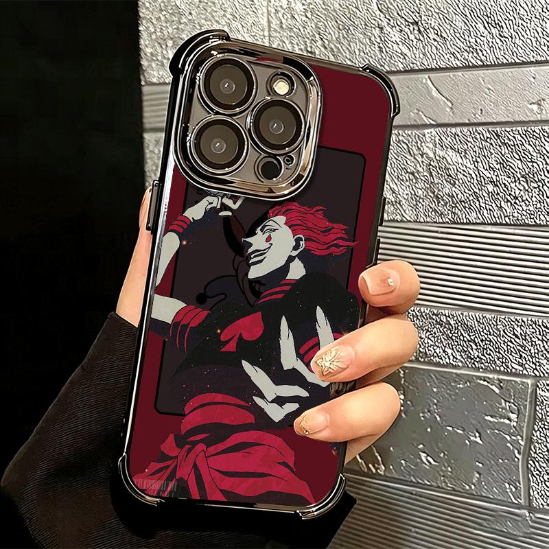 Hunter X-Hunters Hisoka Soft Phone Case For iPhone 15 16 17 Air 14 Pro Max 16E Plus 13 12 Mini Plating Anti-Fall Fundas