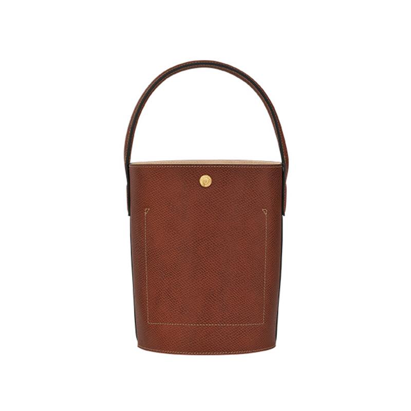 Longchamp Épure Small Leather Bucket Tote Bag