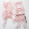 12-120PCS Pink Bow Garland Hanging Pendant Bowknot Banner For Girls Princess Birthday Party Decor Wedding Photo Background Decor 5