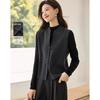 Retro and Fashionable Stand-up Collar Vest In Autumn New Style Chinese Style Fashionable Simple Sweater for Women