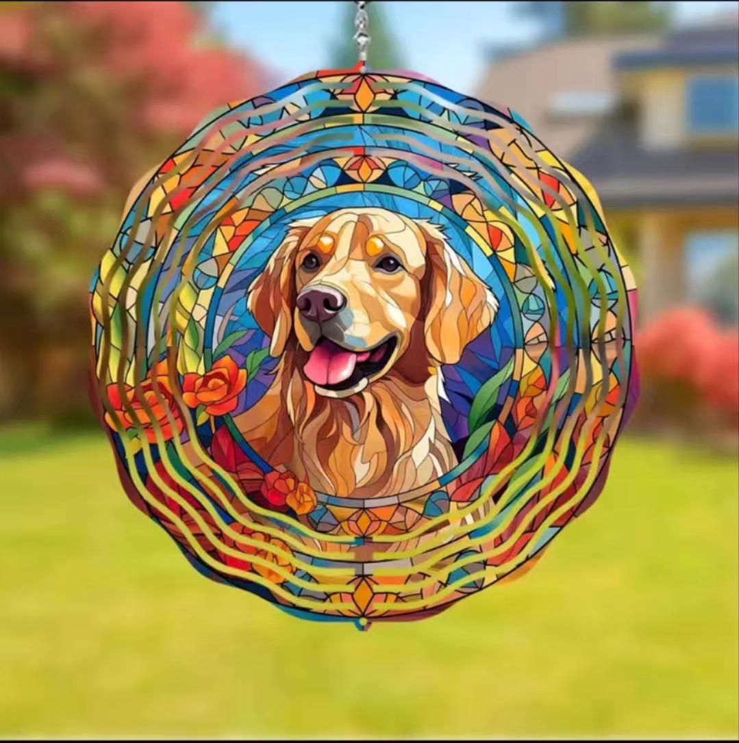 

3D Павич Вітряний дзвіночок: Елегантна Садова Металева Декорація для Відкритого Повітря