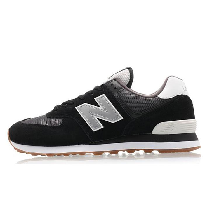 New Balance 574 Series Retro Jogging Shoes Black