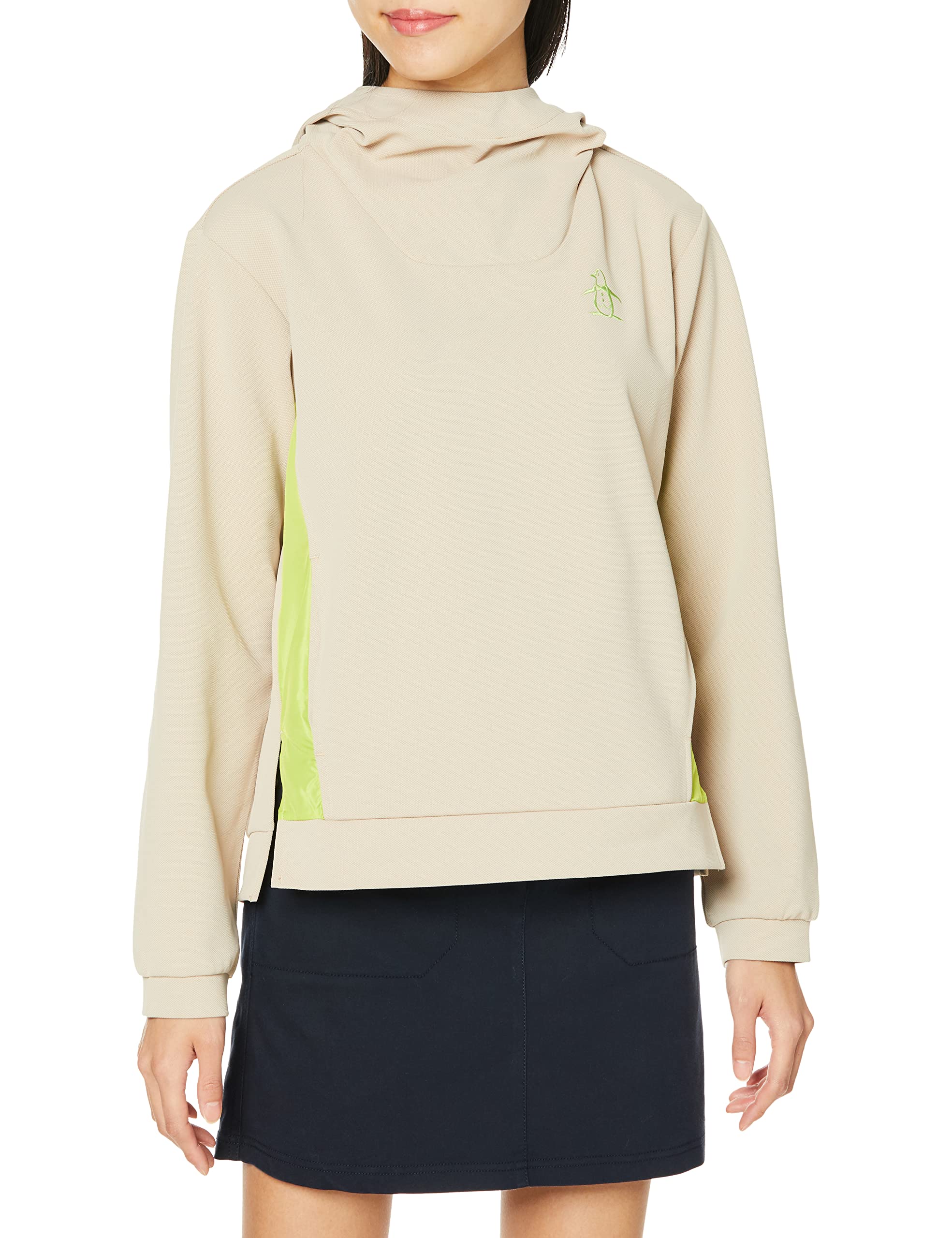 

Термокуртка для гольфа Cut and Sew MGWVJL50 BG00, эквивалент японского размера 3L [Munsingwear], утеплитель, с капюшоном, впитывающий, эластичный, женский
