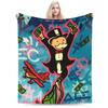 Novelty Design Monopolyes Money Game Blankets Ultra-Soft Coral Fleece Plush Comfortable Throw Blankets Machine Washable