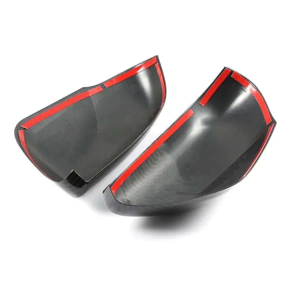 For Toyota Camry 2018-2025 Car Rearview Side Mirror Cover Wing Cap Exterior Door Rear View Case Trim Carbon Fiber Housing Shell