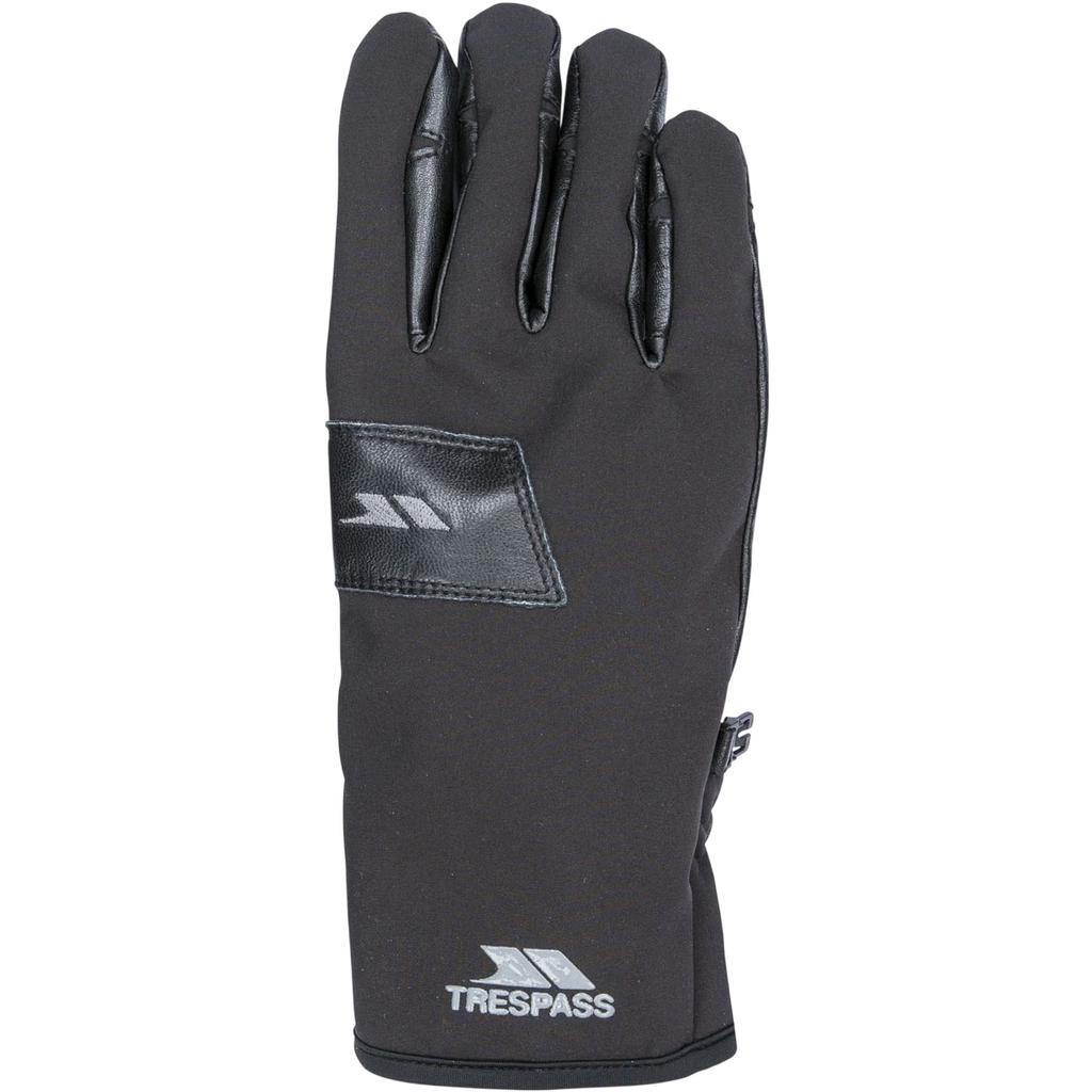 TRESPASS Mens Leather Athletic Snow Sports Gloves