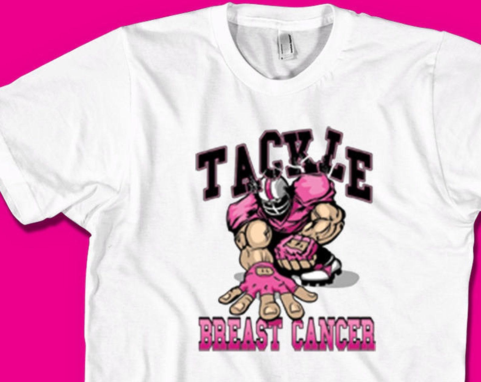 Tackle Breast Cancer Shirt: Awareness Supporter Tee 4XL