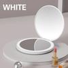 Round Fashion with USB Charge Led Light Cosmetics Tool 2X Magnifying Mirror Luminous Makeup Mirror
