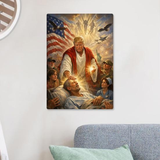 Poster Presidente Gesú Arte da Parete Poster su Tela Stile Vintage Pittura Decorativa per Soggiorno Camera da Letto Corridoio Decorazione Murale