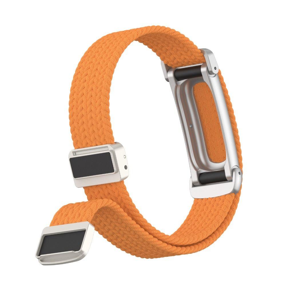 Geflochtenes Nylon Sportarmband Elastisches Bizepsband Fitness-Tracker-Armband für Google Fitbit Air für Damen Herren