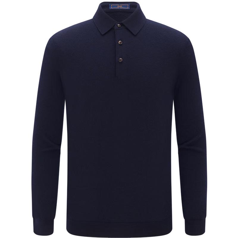 

EMZ Erdos Мужской пуловер поло с длинным рукавом из чистого кашемира 3XL (190/104A)