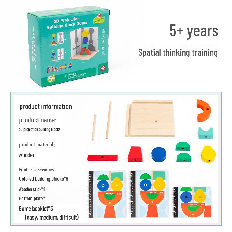 

3D Space Construction & Projection Toy for Kids: Logical Thinking & Math Skills