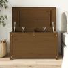 823537 vidaXL Storage Box Honey Brown 80x40x45.5 Cm Solid Pine Wood