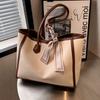 Large-capacity bag New fashionable and versatile high-end texture commuter big bag versatile shoulder tote bag