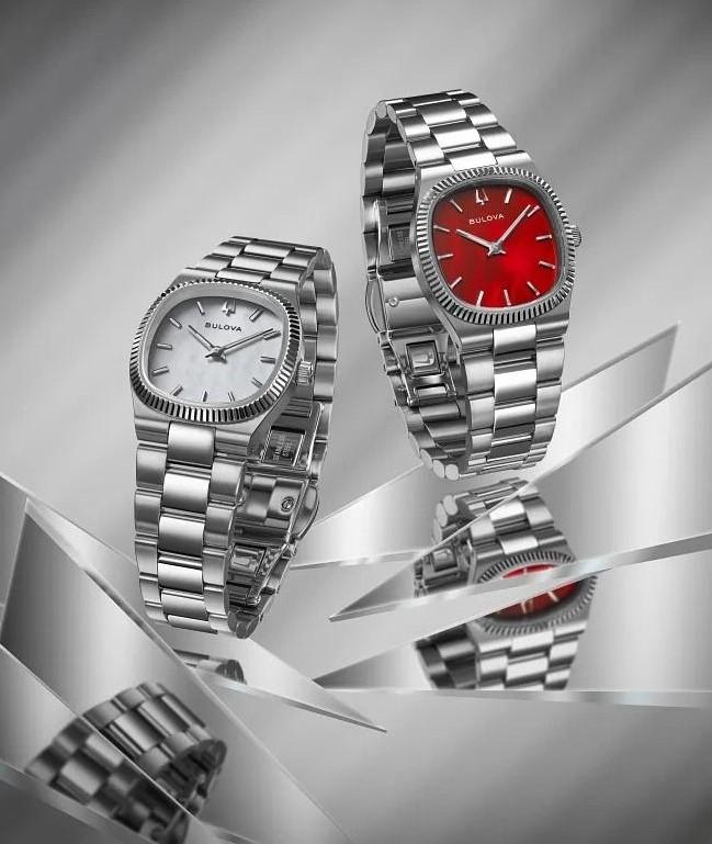 BULOVA Klassische Super Seville 25mm Damenuhr Silber 96L353