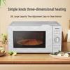 Small 20L Turntable Microwave Oven with Even Heating and Classic Mechanical Controls D20MXP01.