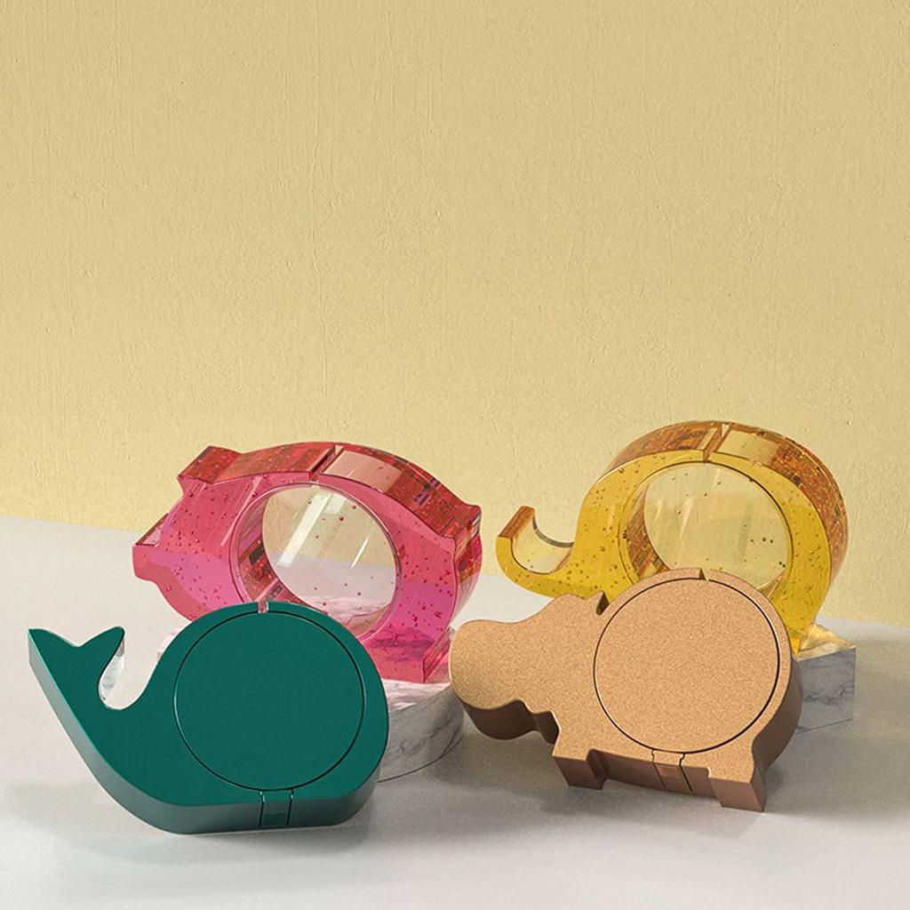 Piggy Bank Mould - Silicone Resin Mold - Elephant, Hippo, Whale - Storage & Jewelry Box - Easy De-mold