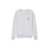 Ss23 Badge Logo Printed Crewneck Sweatshirt Women Sweatshirt Light-Gray KW00330KM0027-H120