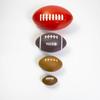 1/2PCS Mini Foam Rugby Non-inflatable Ball for Children Game Ball Small American Football Child Toys Anti-stress Soccer Squeeze