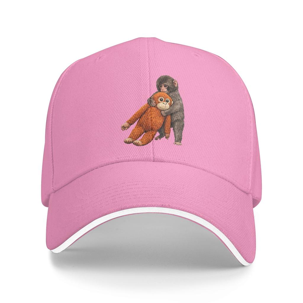 Baby Viral Monkey Punch Hugging Baseball Cap Hunting Camping Adjustable Trucker Hat Women Unisex Classic Design Baseball Caps