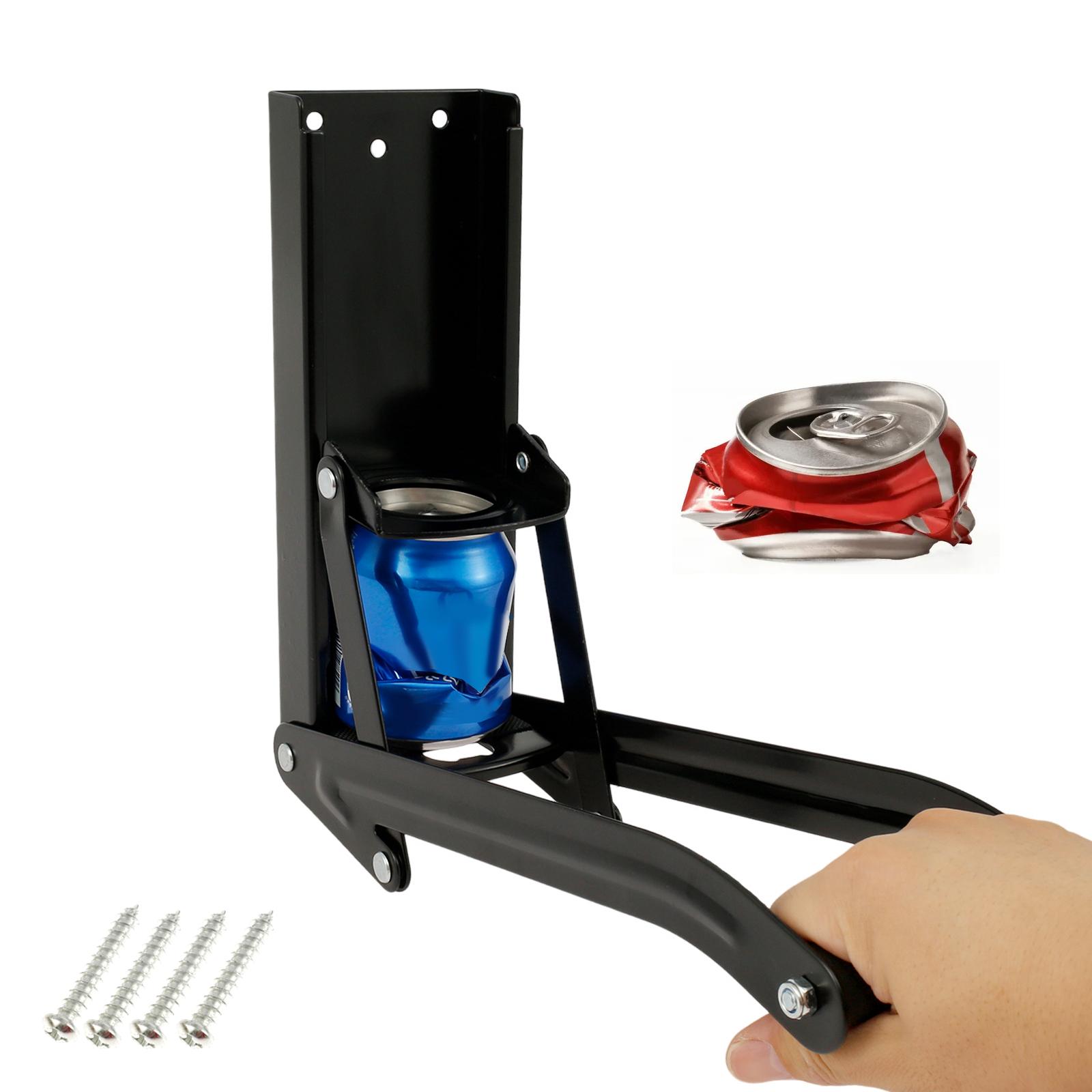 

1Pc Can Crushers 16 oz Heavy Duty Metal Can Crusher Wall Mounted Soda Beer Can Smasher with Screw for Recycling Bottles and Beer